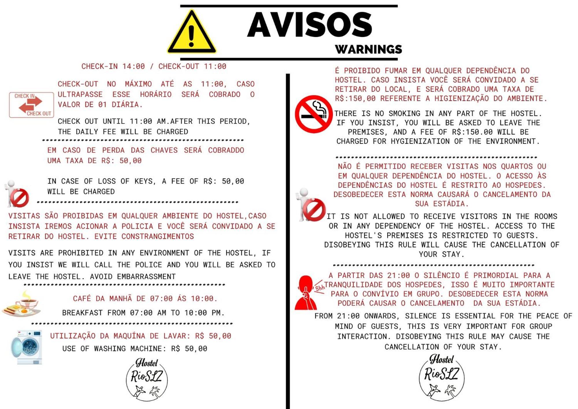 Rioslz Hostel São Luís Exteriör bild